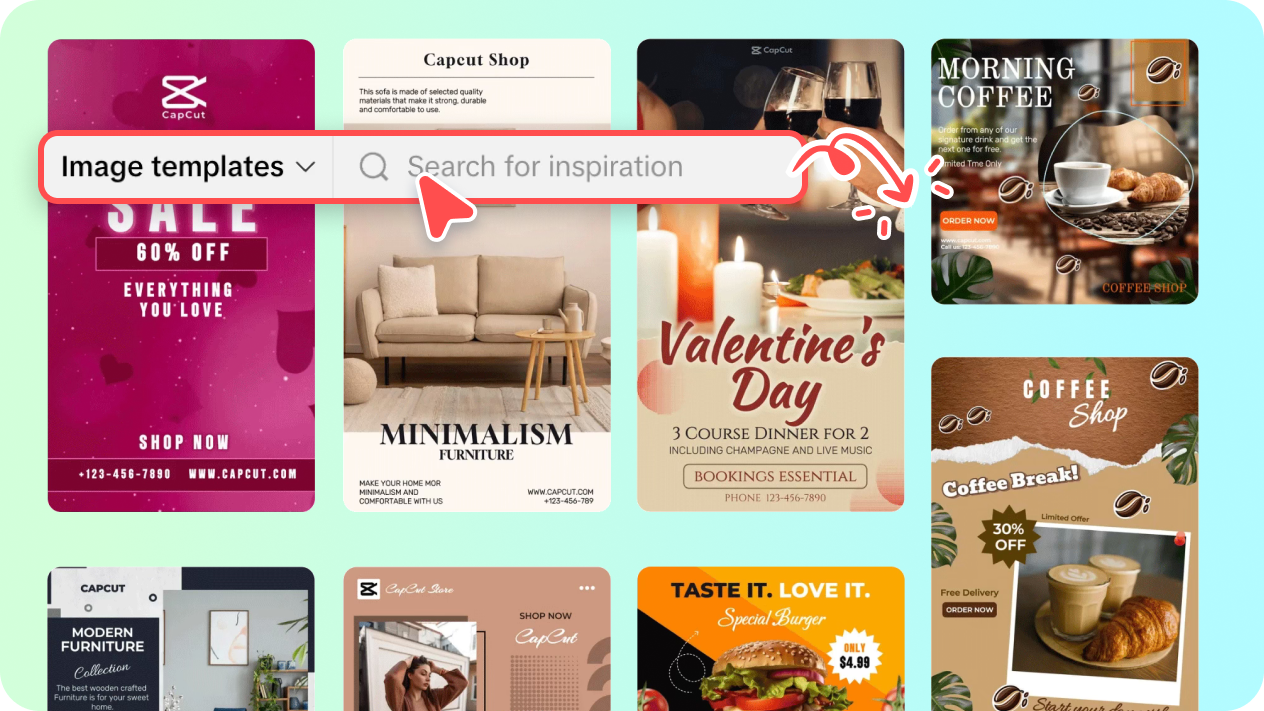 Generate marketing posters for your channel 